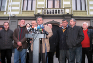 Koba Davitashvili delivers the opposition's demands