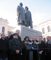 Opposition leaders say they won't negotiate with Saakashvili